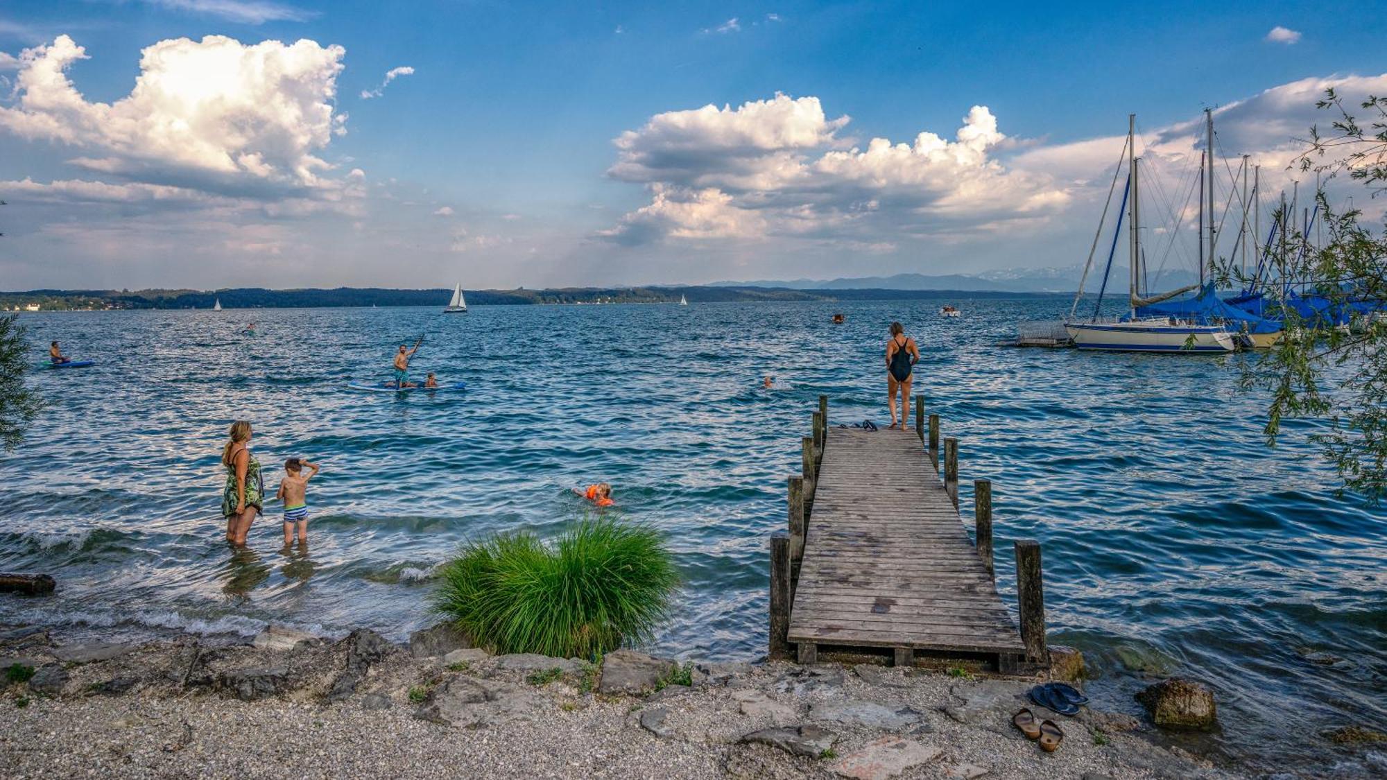 5 Sterne Penthouse-Loft Gut Stohrerhof Bis 4 Personen Dießen am Ammersee Exterior foto